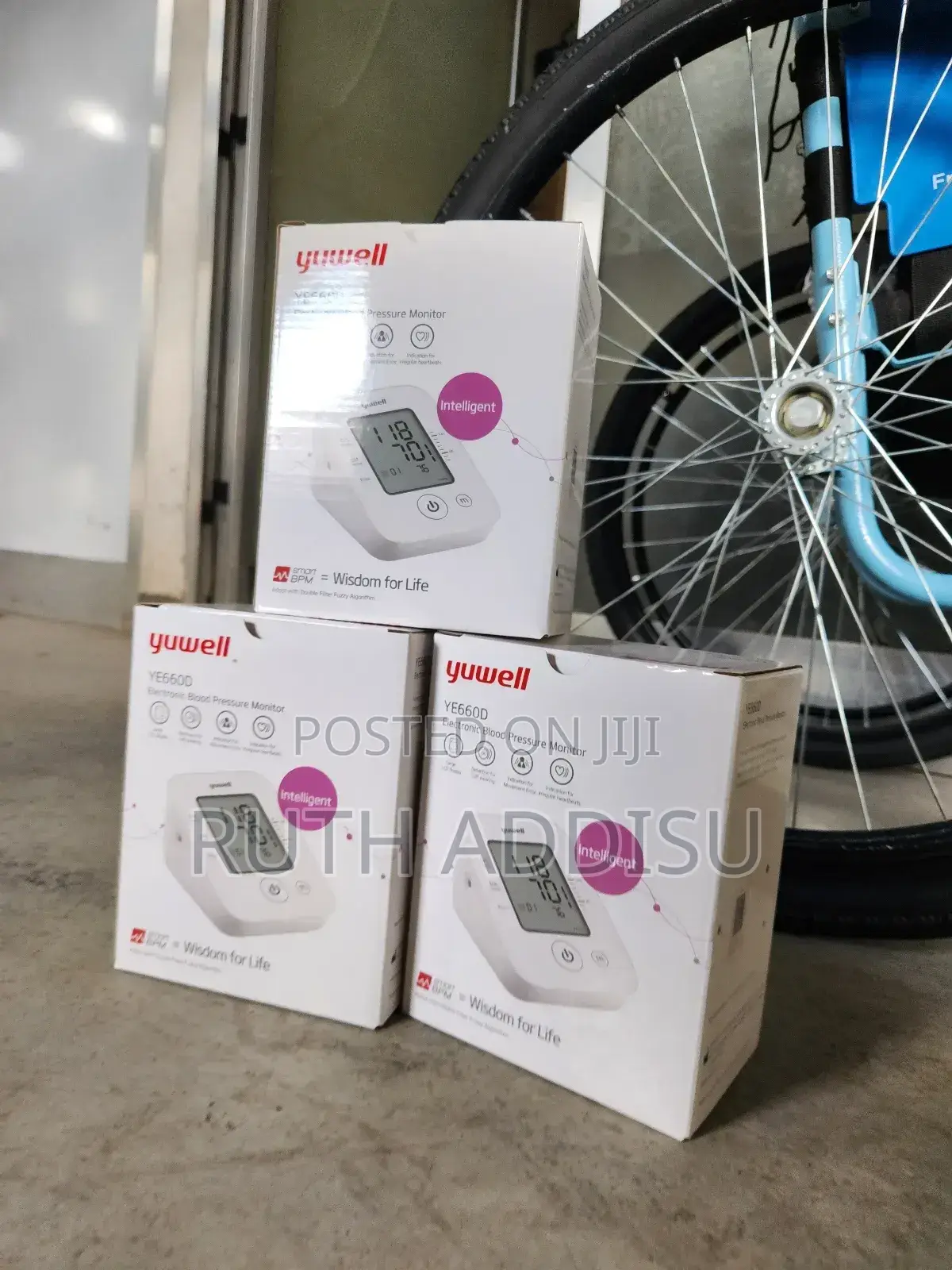 Blood Pressure Monitor5፯brand New Packed Bp Monitoring አዲስ