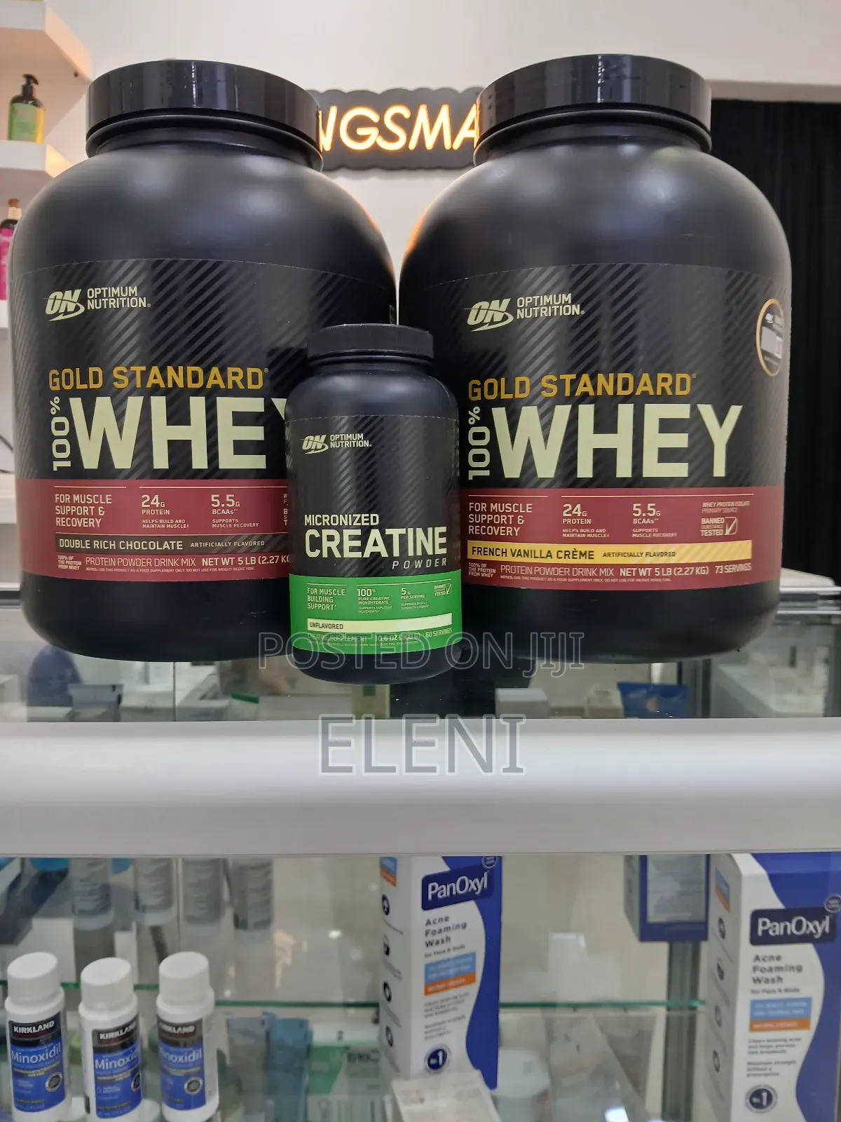 Gold Standard Whey Protein and Micronized Creatin