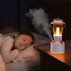 Photo - Rechargeable Vintage Lamp Humidifier