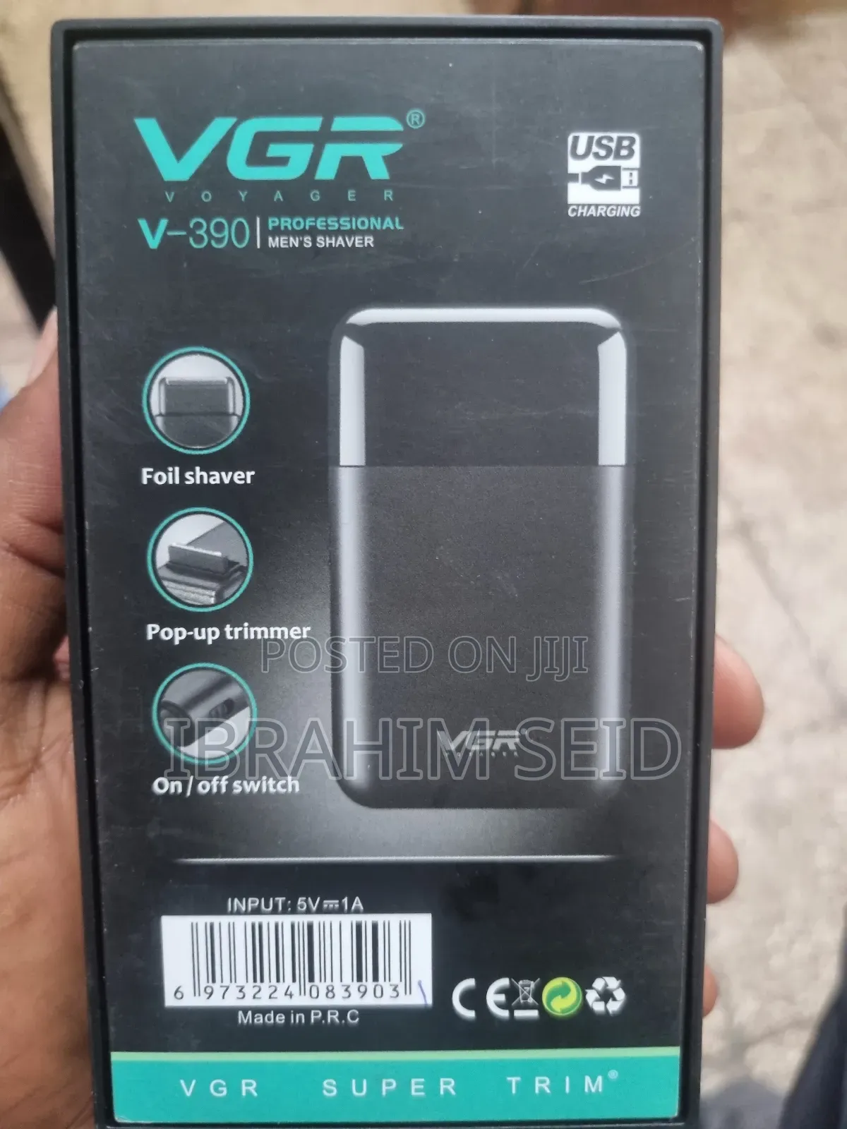 VGR Professional Hair Shaver ★ Pop-Up Trimmer