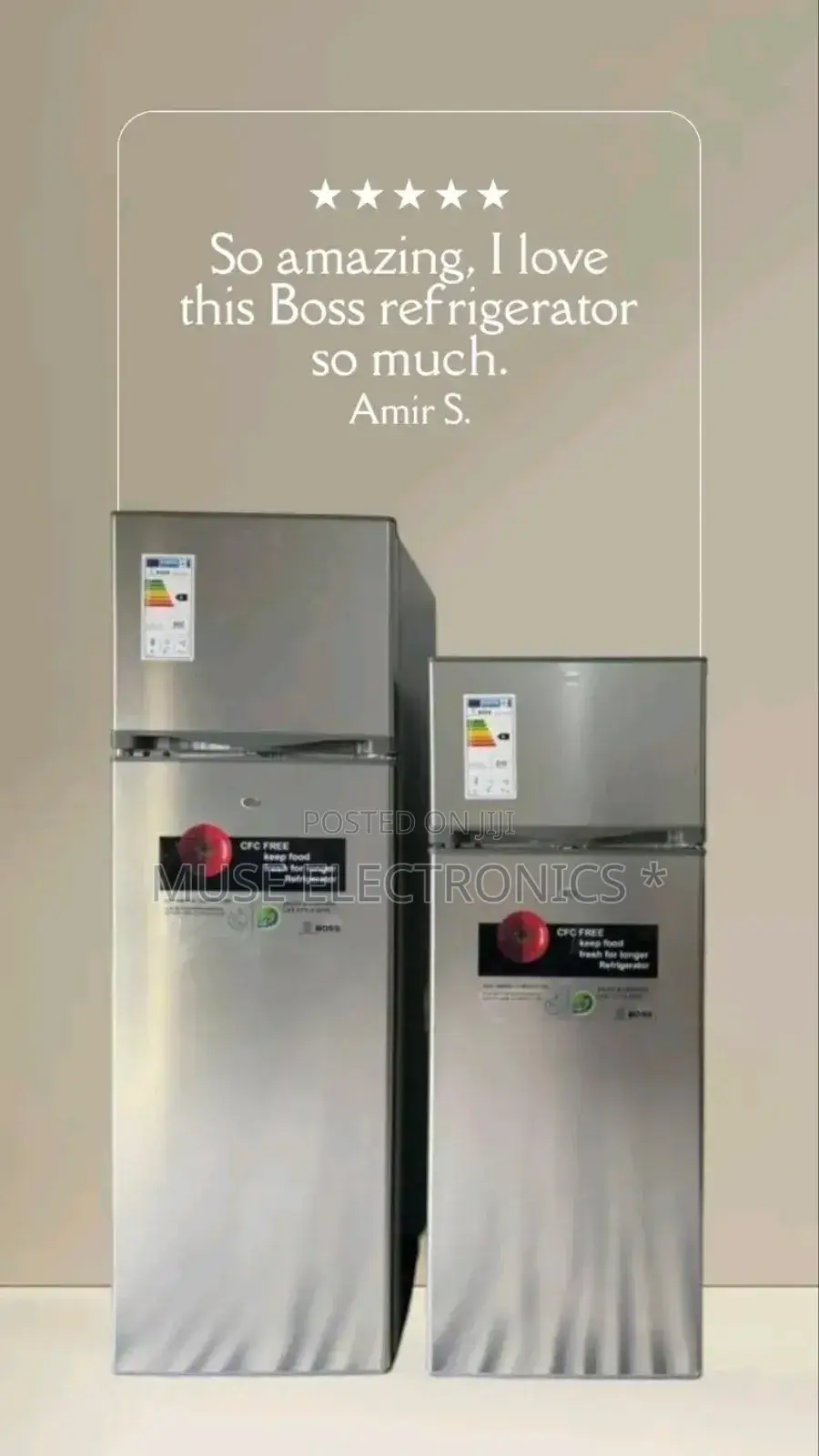 Boss and Victory 350 Model Refrigerator