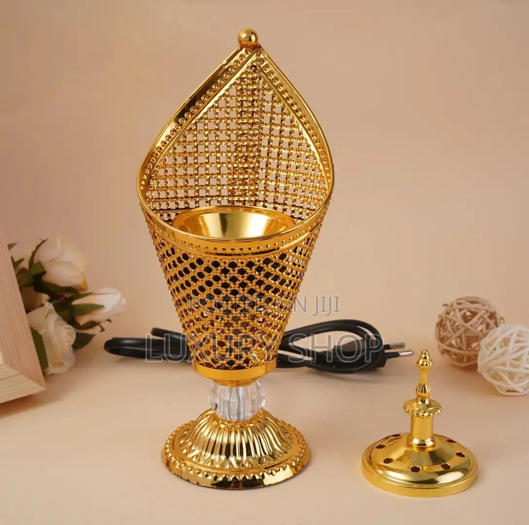 Golden Electric Incense Burner 
የኤሌክትሪክ ዕጣን ማጨሻ