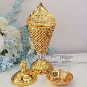 Golden Electric Incense Burner 
የኤሌክትሪክ ዕጣን ማጨሻ