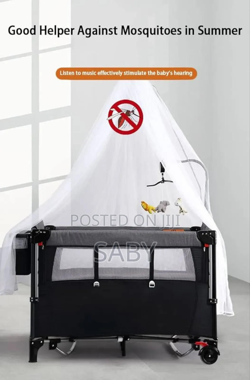 5in1 Deluxe Baby Bedside Crib