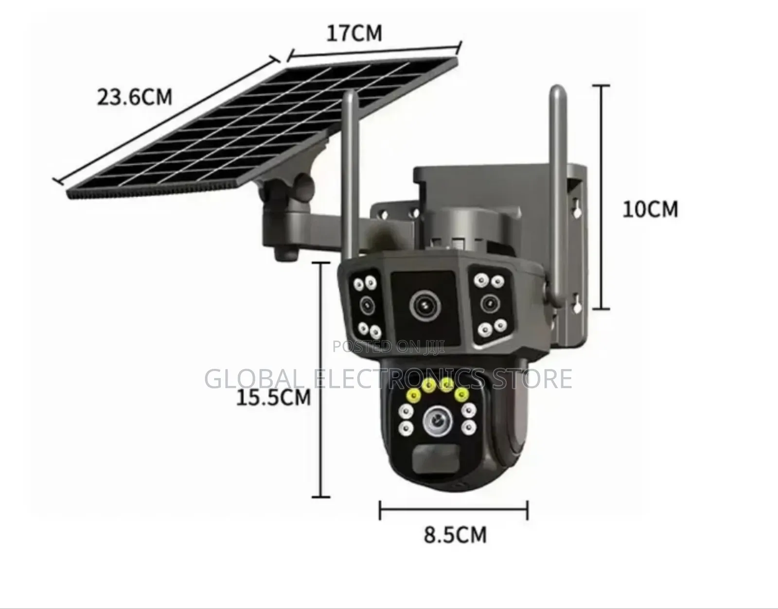 (በማከፋፈያ ዋጋ) ባለ 4 Camera Solar የሆነ ሲም ካርድ ሚቀበልበ ቻርጅ ሚሰራcamera