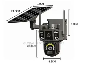(በማከፋፈያ ዋጋ) ባለ 4 Camera Solar የሆነ ሲም ካርድ ሚቀበልበ ቻርጅ ሚሰራcamera