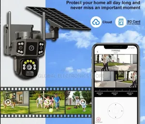 (በማከፋፈያ ዋጋ) ባለ 4 Camera Solar የሆነ ሲም ካርድ ሚቀበልበ ቻርጅ ሚሰራcamera