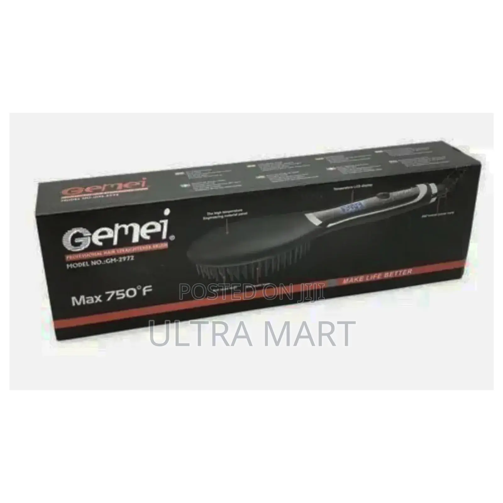 Professional Hair Straightener Brush