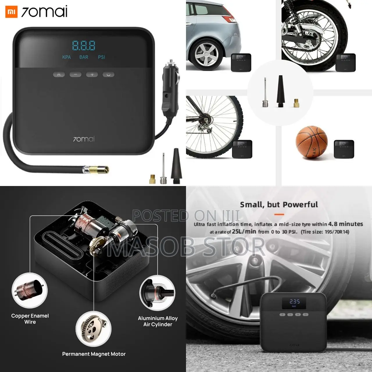 70mai Air Compressor Lite(12v) / ኤር ኮምፕረሰር