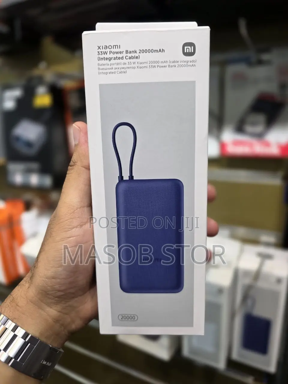 Xiaomi 33w Power Bank 20000mah Integrated Cable
