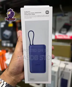 Xiaomi 33w Power Bank 20000mah Integrated Cable