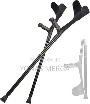 Photo - Made of Light Aluminum Crutches፶太flexibility Elbow Crutch
