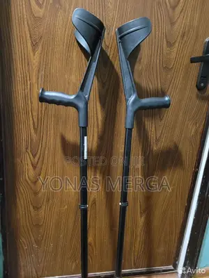 Photo - Crutches/Suitable for Users Weighing Up To150kg(20 1/2stone)