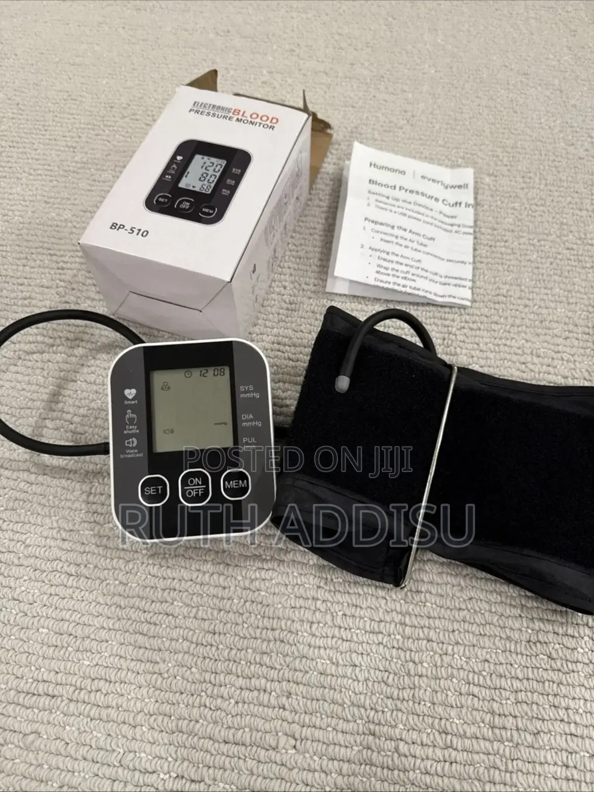 Blood Pressure Monitor5፯digital Bp Free Delivery