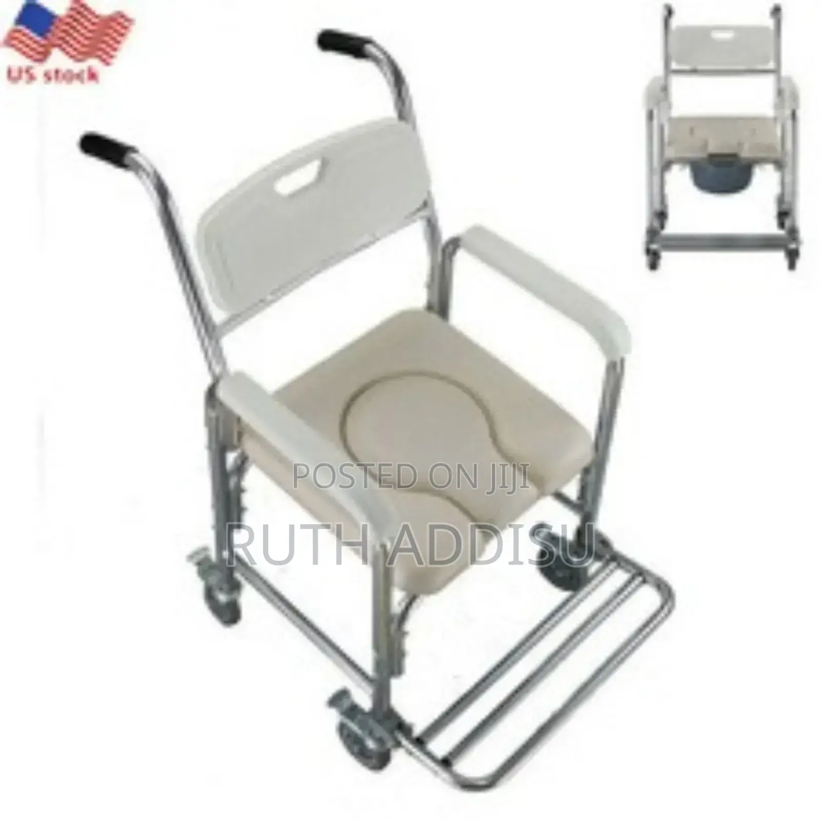 Wheel Chair Commode House Use and Hospital Commode Chair