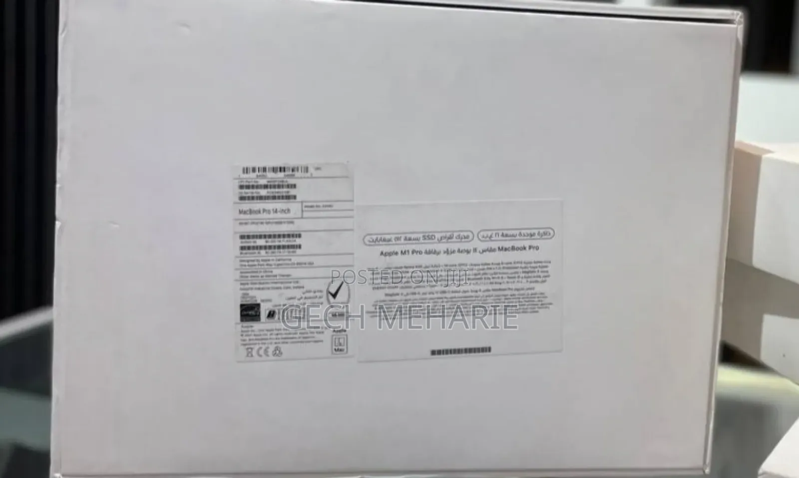 New Laptop Apple MacBook Pro M1 16GB Apple M1 Pro SSD 512GB