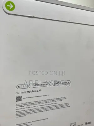 New Laptop Apple MacBook Air 16GB Apple M4 SSD 256GB