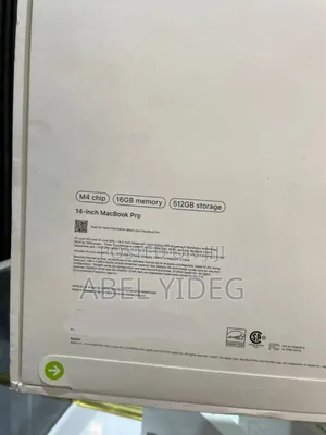 New Laptop Apple MacBook Pro 16GB Apple M4 Pro SSD 512GB