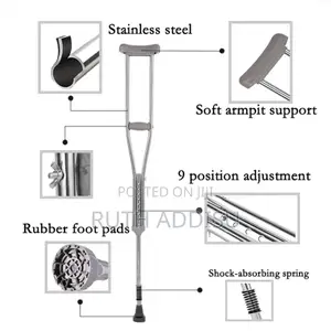 Axillary Crutches Brand New7፮crutches1፲crutches2፮crutches