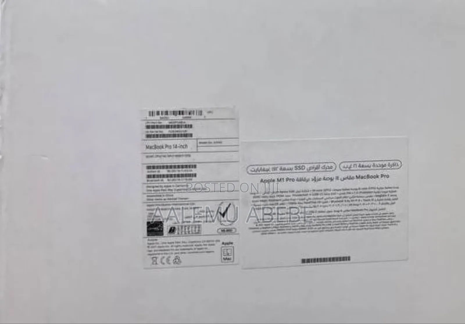 New Laptop Apple MacBook Pro M1 16GB Apple M1 Pro SSD 512GB