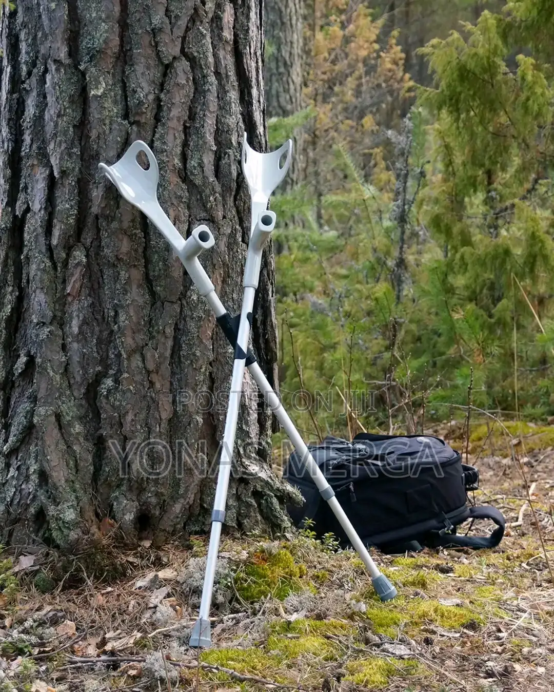 2pices Crutches፸闕pair of Stools Up to 150kg in Turquoise