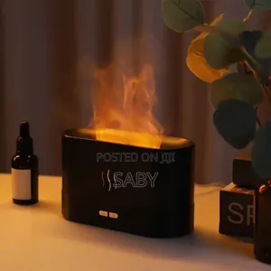 በኤሌክትሪክ የሚሰራ Flame Aroma Humidifiers