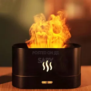 በኤሌክትሪክ የሚሰራ Flame Aroma Humidifiers