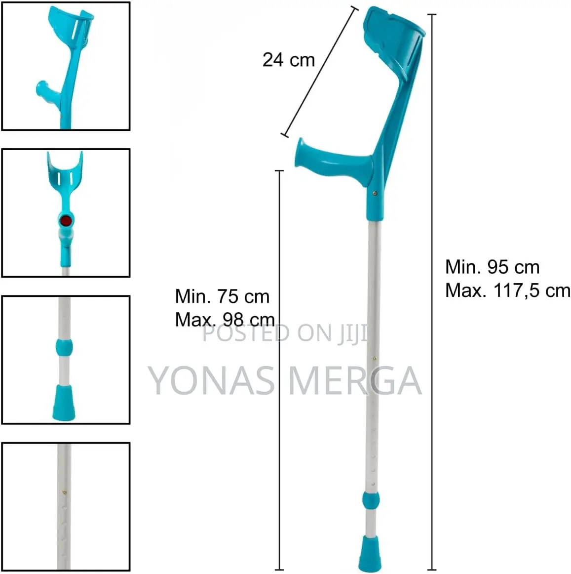 2pcs Forearm Crutches፶籂elbow Crutches Pair/2