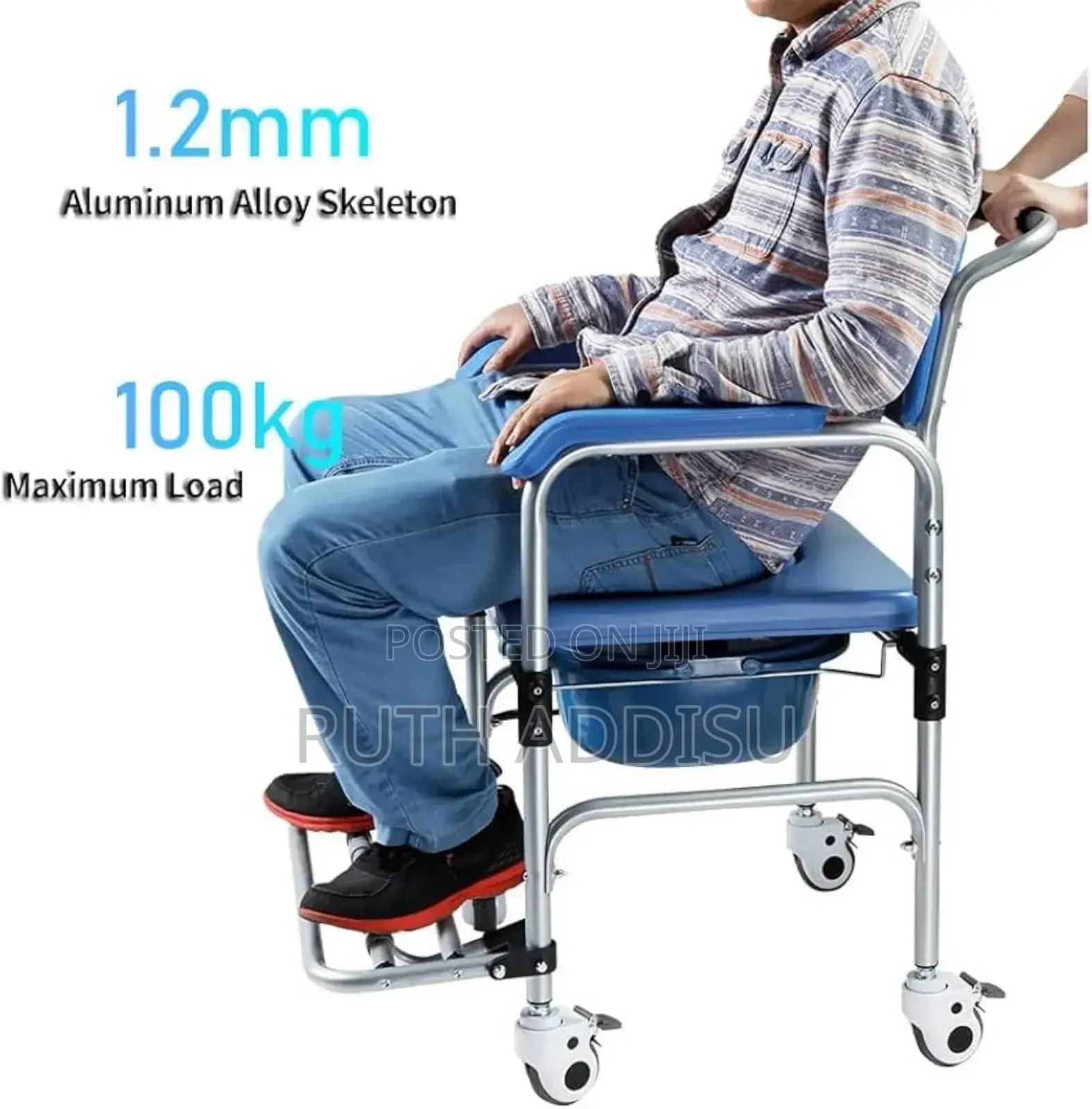 Commode Chair2፬wheel Chair2፯toilet Chair Brand New Commode