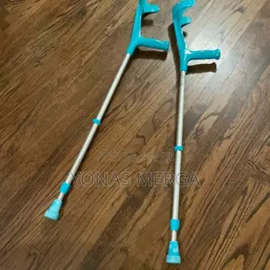 Photo - Elbow Crutches፶℥Kranch+Grey Rubber Ferrules Provide Stabilit