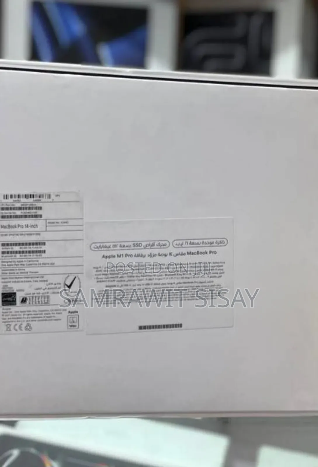 New Laptop Apple MacBook Pro M1 16GB Apple M1 SSD 512GB