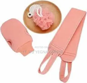 3-Piece Exfoliating Set Body Scrub Gloves
