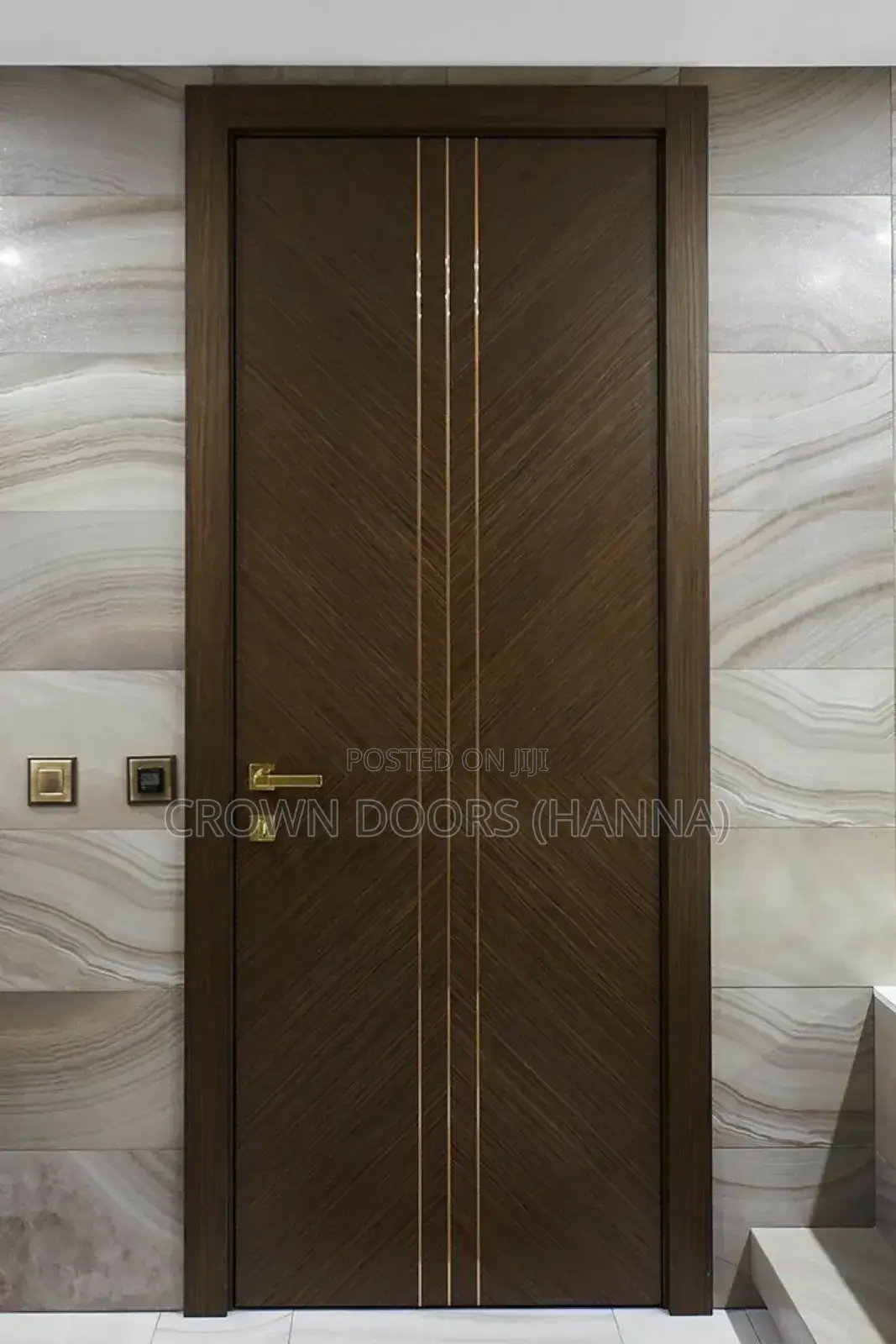 Crown Engineered Wooden Door Made Of Natural Stone Ch.Com