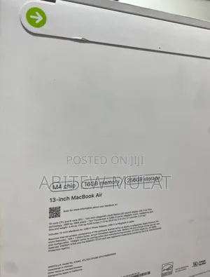 New Laptop Apple MacBook Air 2024 M3 13-Inch 16GB Apple M4 SSD 256GB