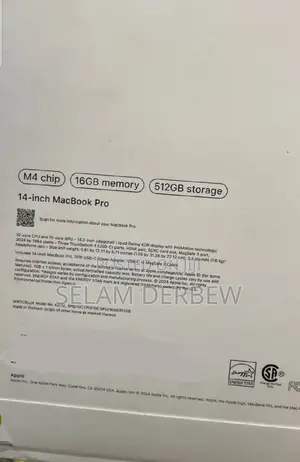 New Apple MacBook Pro 2024 M4 14-Inch 16GB Apple M4 Pro SSD 512GB