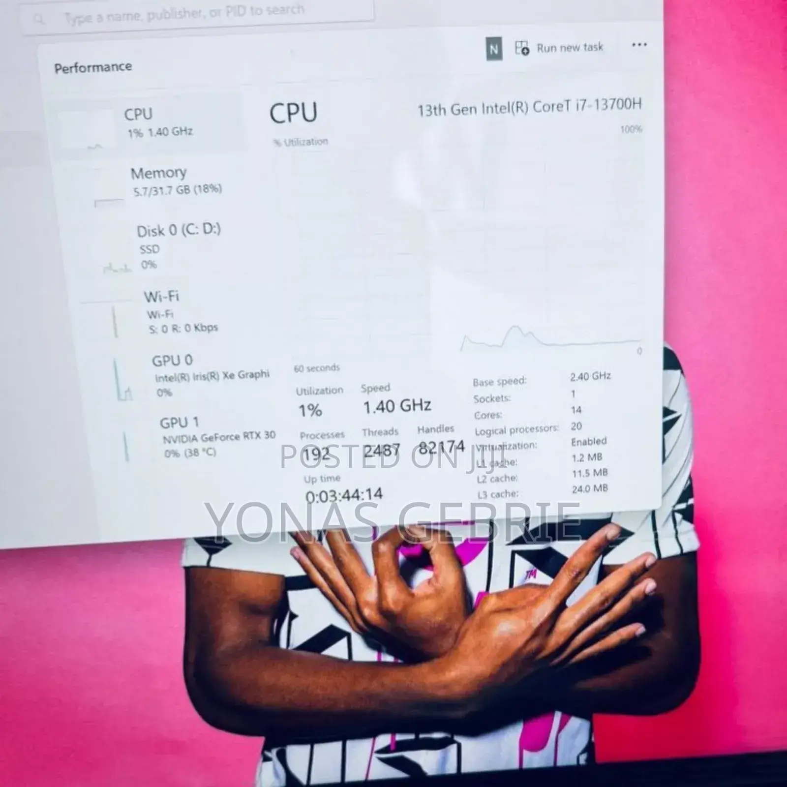 New Laptop Lenovo 16GB Intel Core I7 SSD 1T