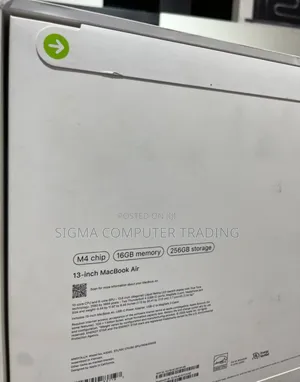 New Laptop Apple MacBook Air 2024 M3 13-Inch 16GB Apple M4 SSD 256GB