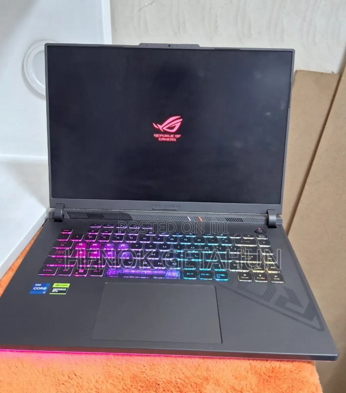 New Laptop Asus ROG Strix G15 16GB Intel Core I7 SSD 1T