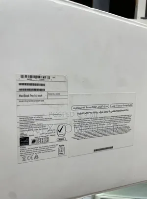 Photo - New Laptop Apple MacBook Pro 2021 M1 16GB Apple M1 Pro SSD 512GB