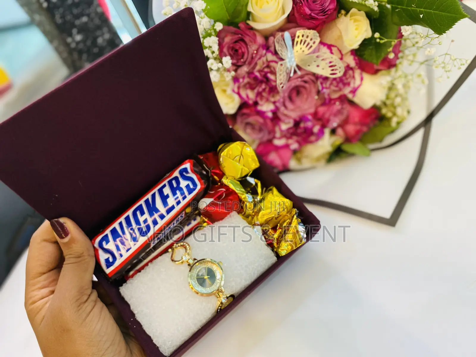 Purple Flower Gift Set