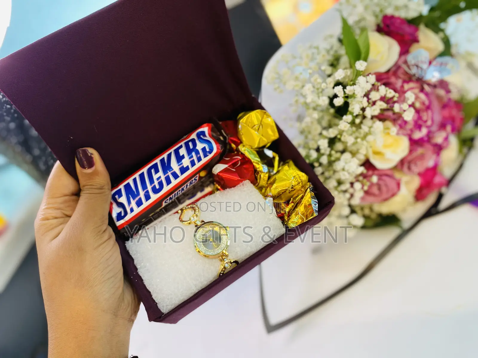 Purple Flower Gift Set