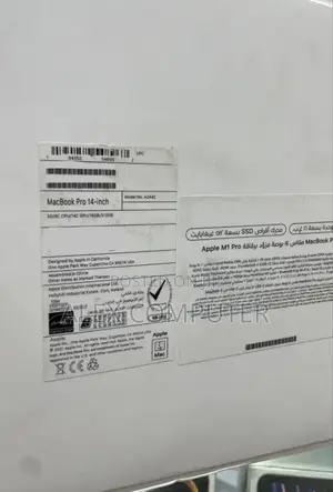 New Laptop Apple MacBook Pro 2021 M1 16GB Apple M1 Pro SSD 512GB