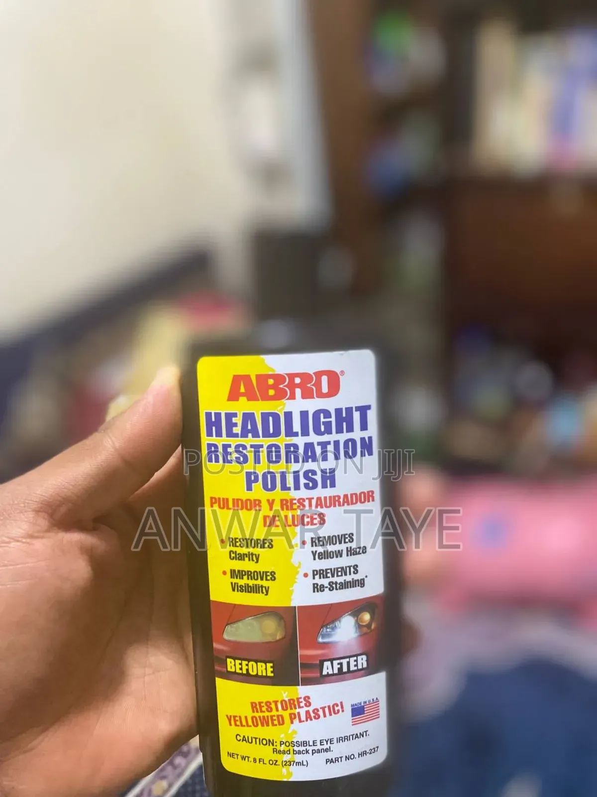 Car Headlight Restoration Polish