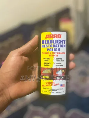 Car Headlight Restoration Polish