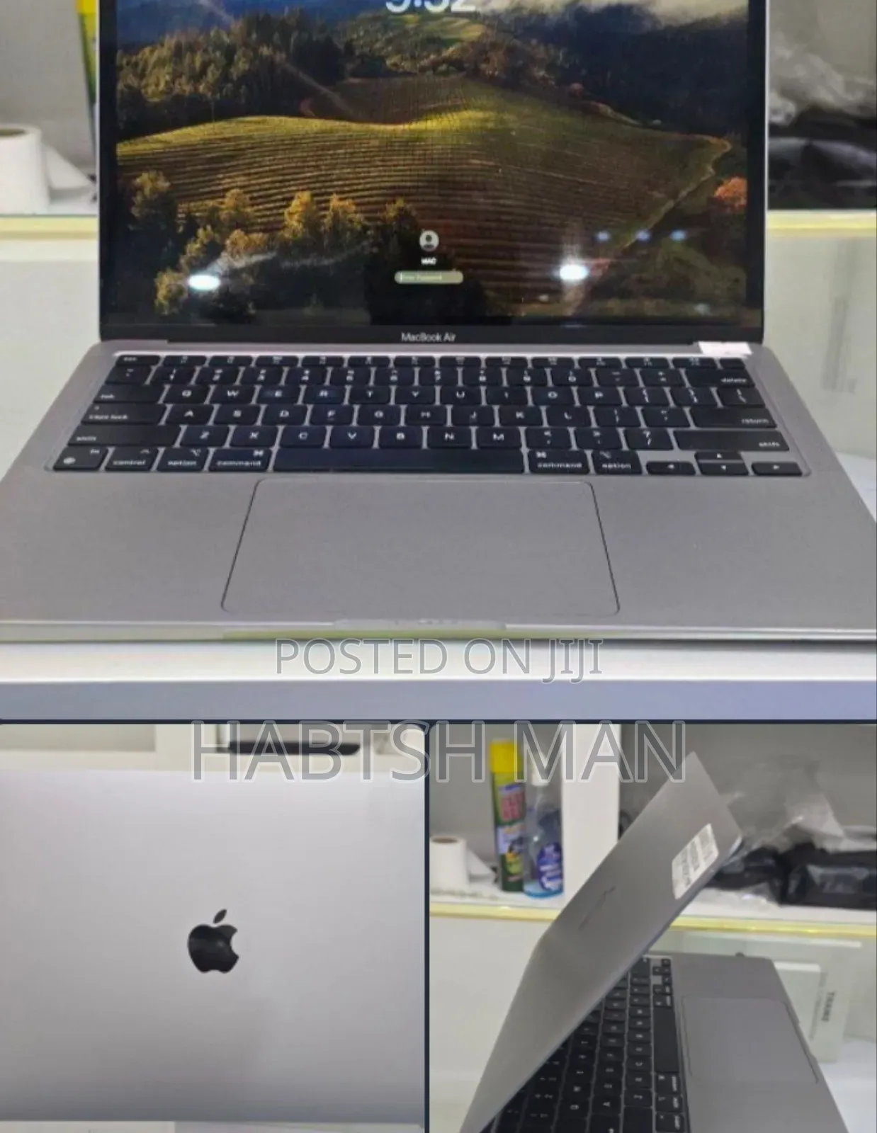 New Laptop Apple MacBook Air 2020 M1 8GB Apple M1 SSD 256GB
