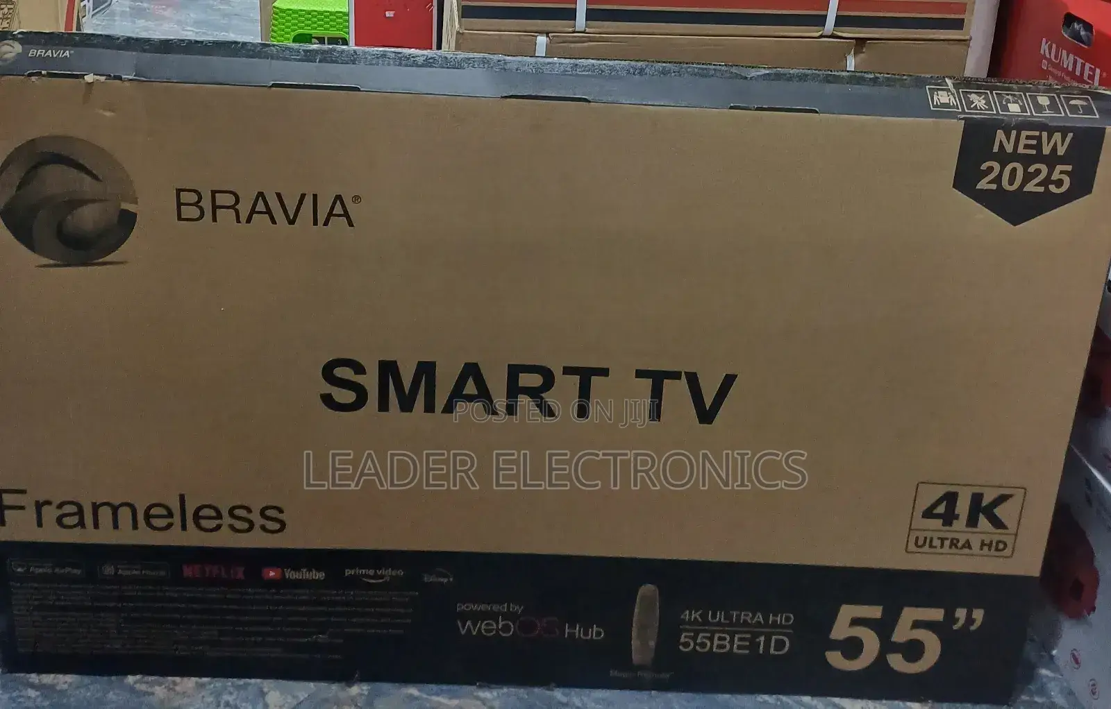 Bravia Tv 55" 4 K Ultra Hd Webos New 2025
