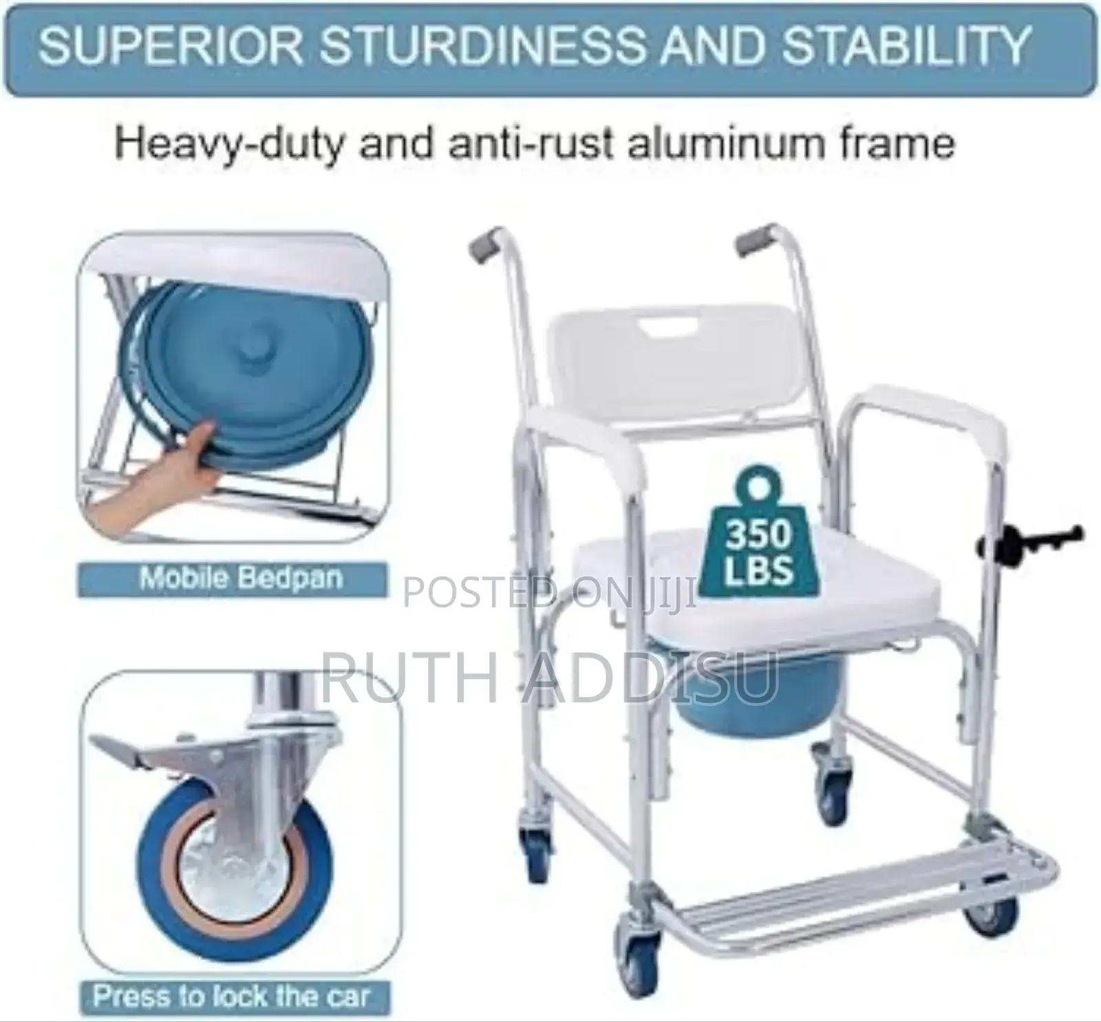 Commode Chaor With Wheel2፯commode Chair Medical4፩commode