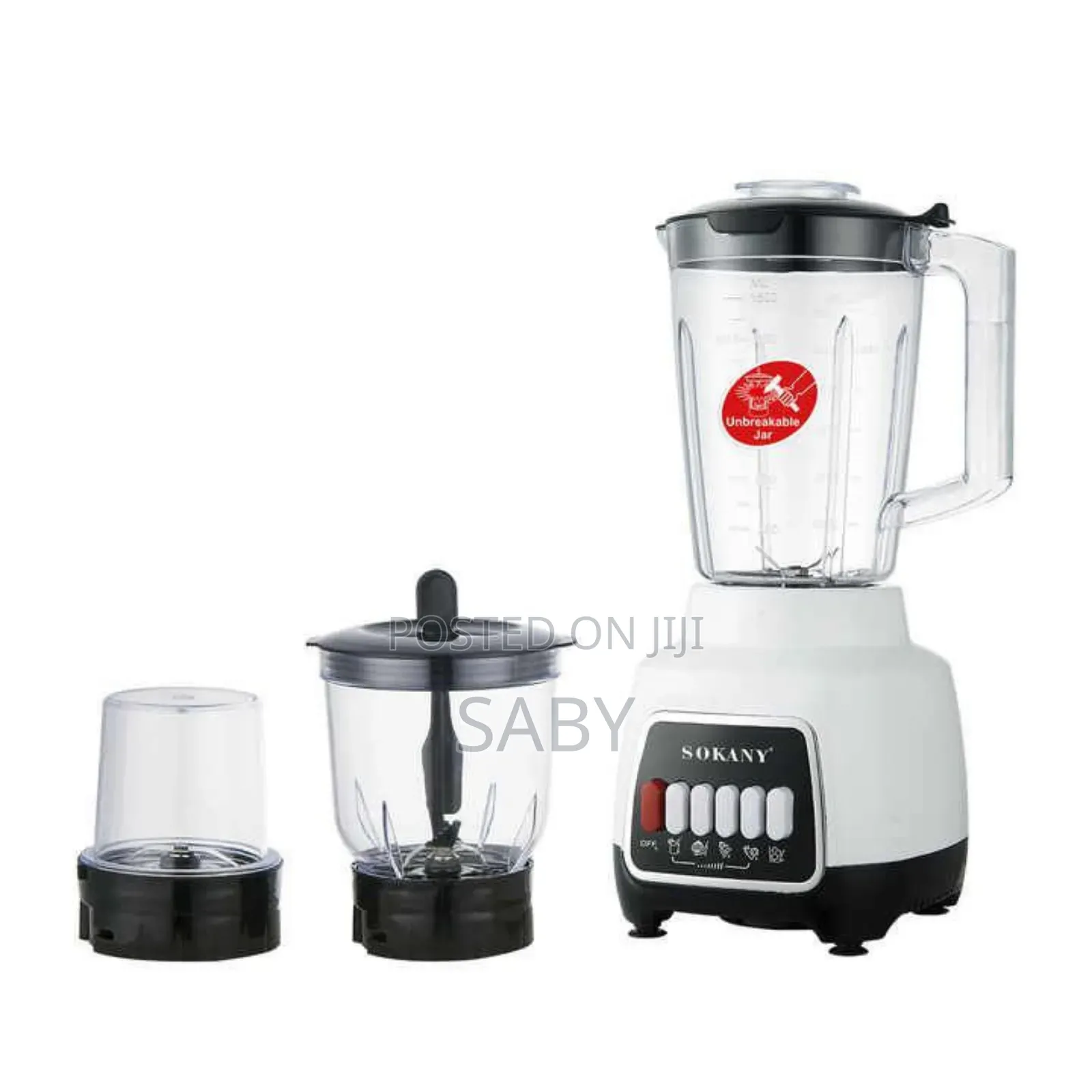 Sokany 3 in 1 Blender / Grinder
የጁስ የቡና የቅመም መፍጫ