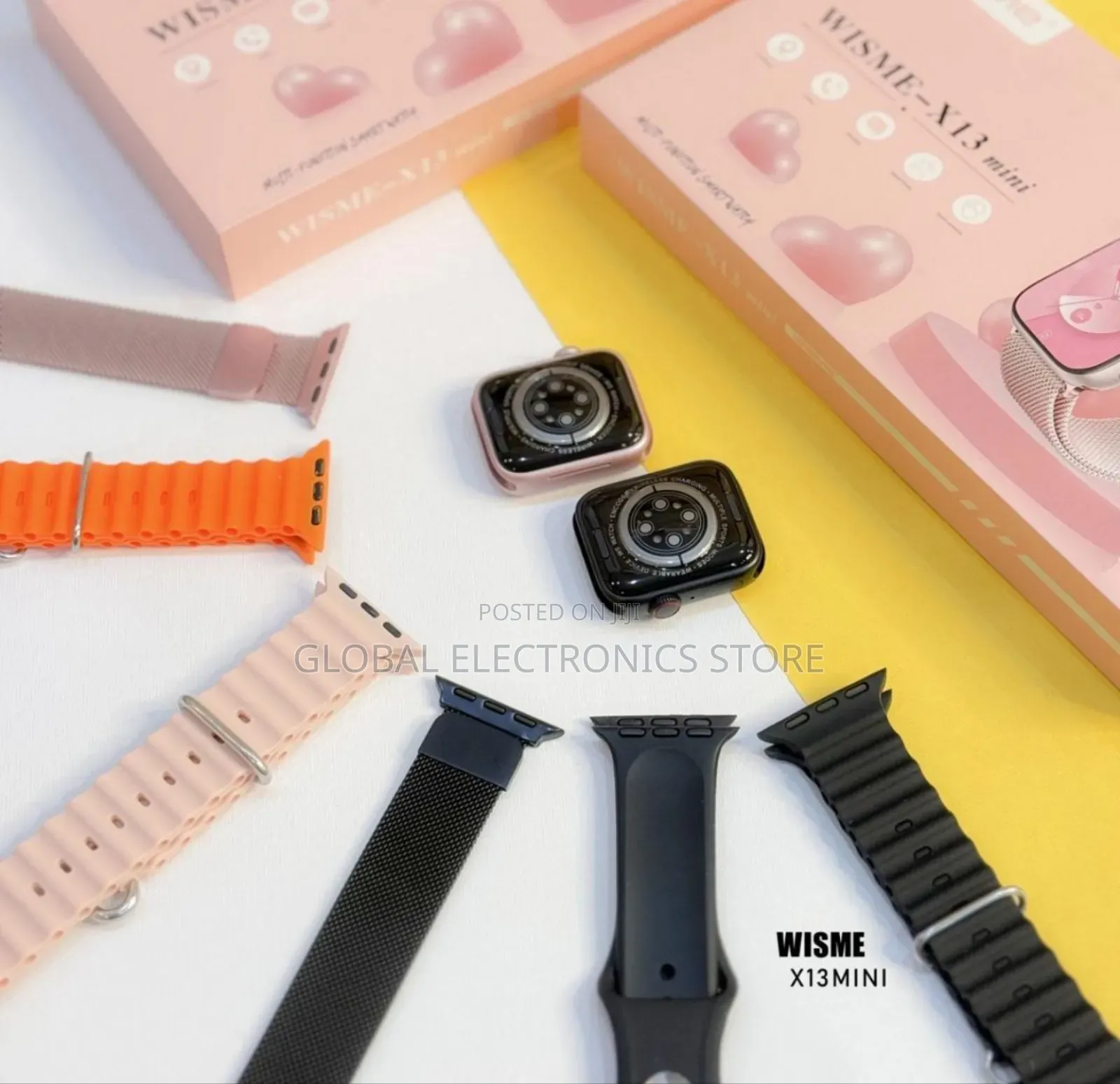 የሴት Mini Smart Watch With 3 Straps