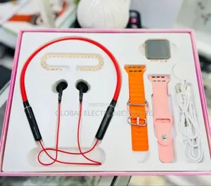 Combo Set for Ladies Smart Watch With Neck Band